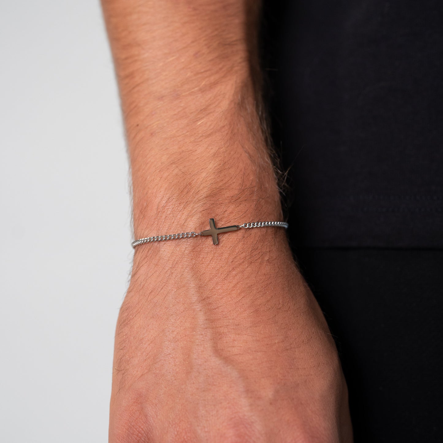 Cross Bracelet (Silver)