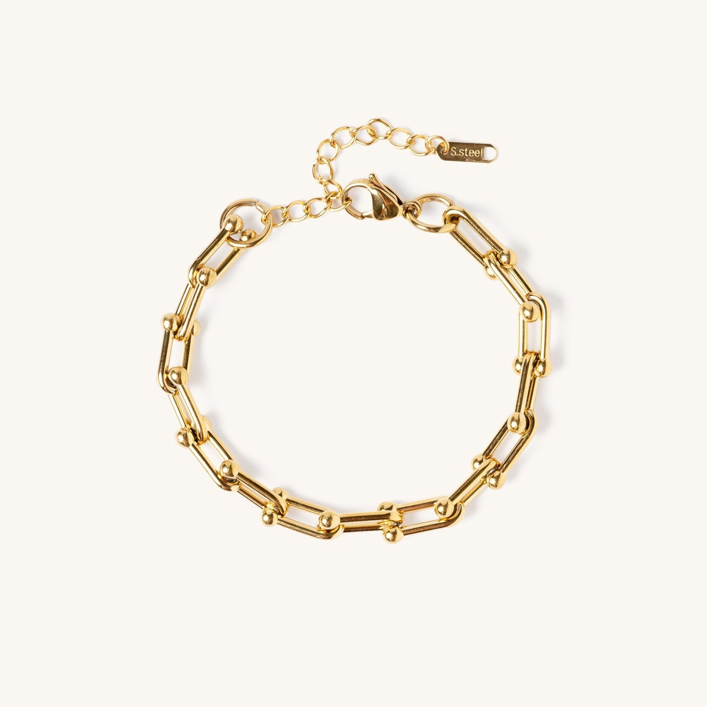 Isla | Waterproof Gold Plated Chain Bracelet – Adjustable Fit