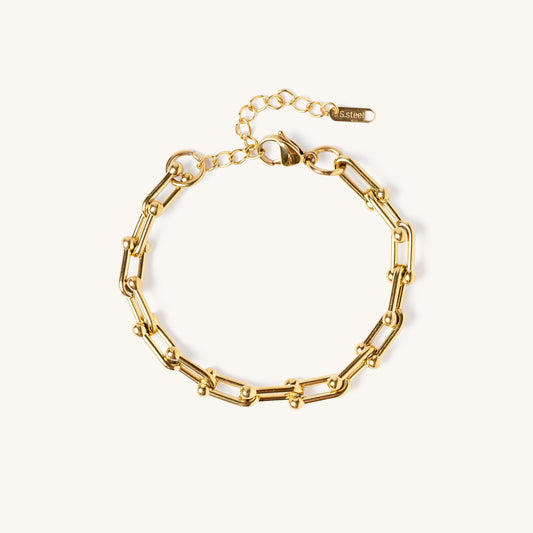 Isla | Waterproof Gold Plated Chain Bracelet – Adjustable Fit