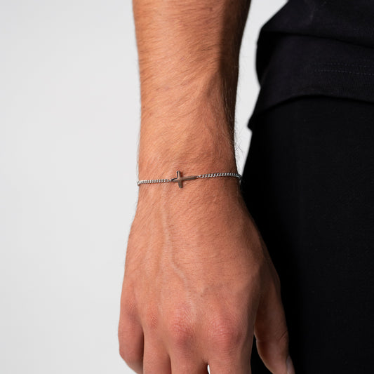 Cross Bracelet (Silver)