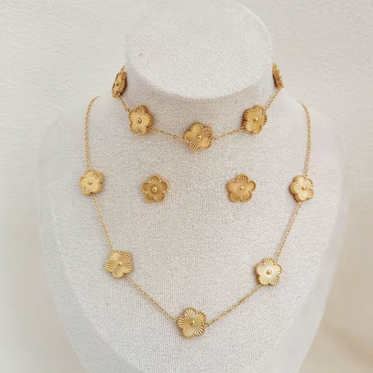Bella - Clover Jewelry Set - Gift Ready