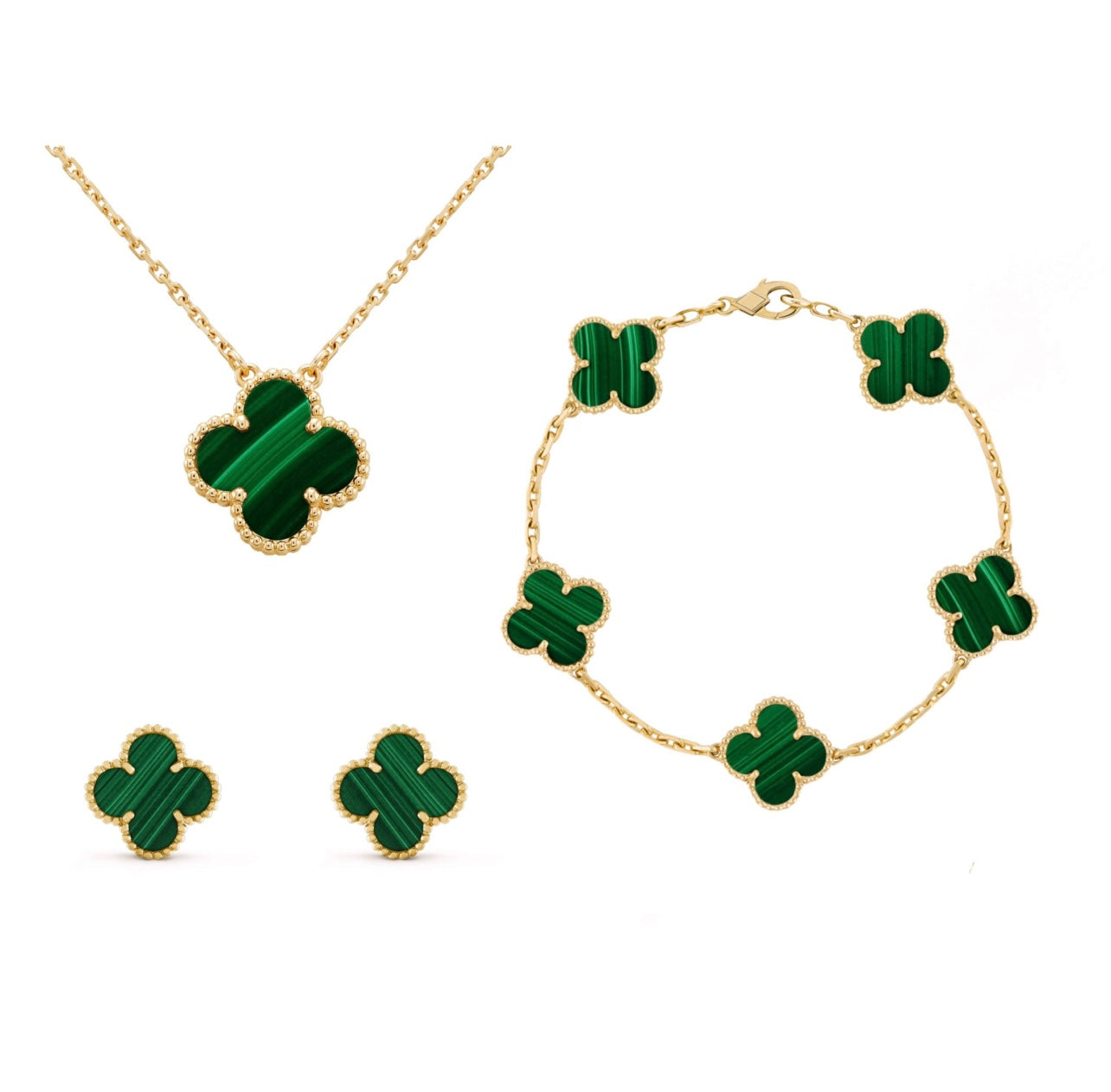 Bella - Clover Jewelry Set - Gift Ready