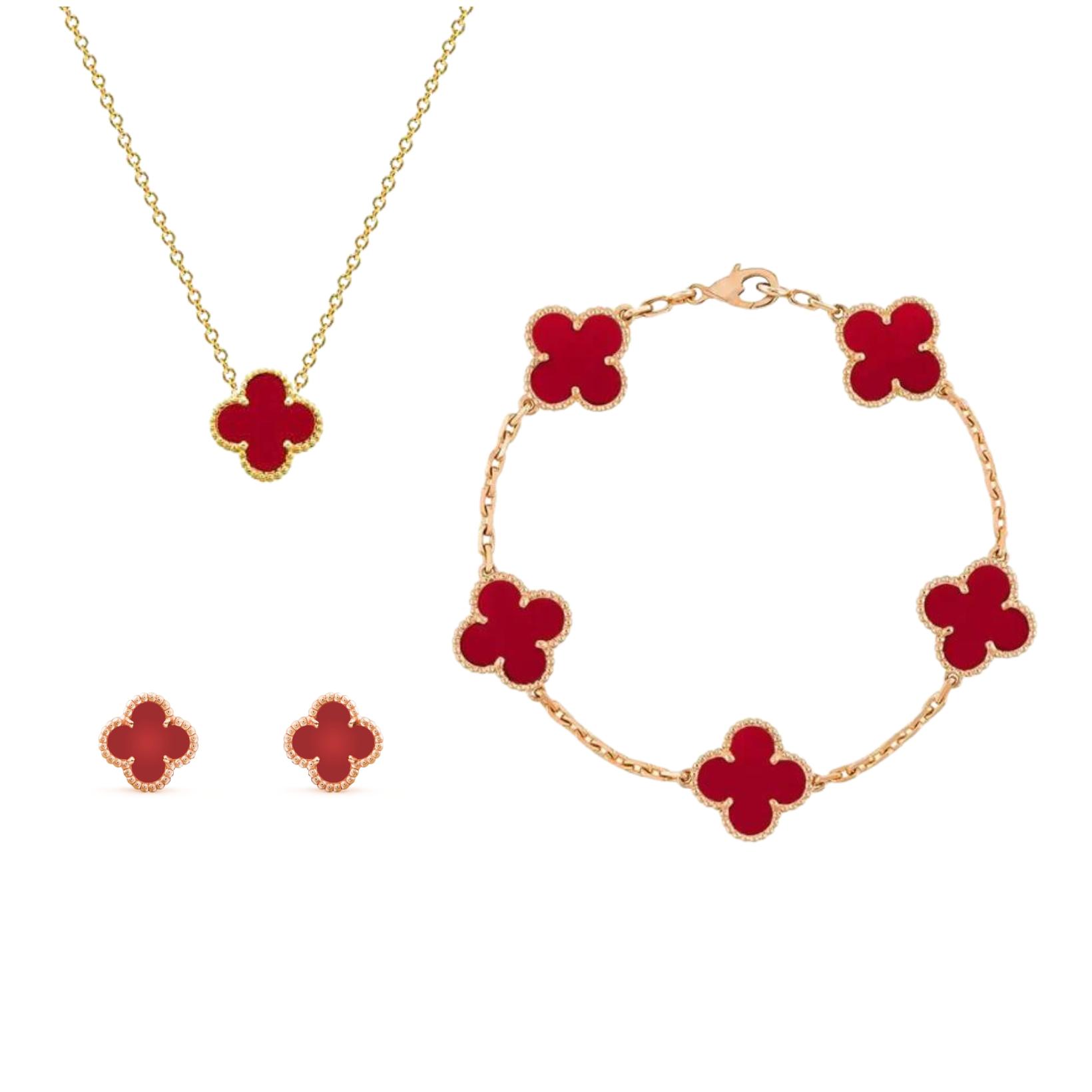 Bella - Clover Jewelry Set - Gift Ready
