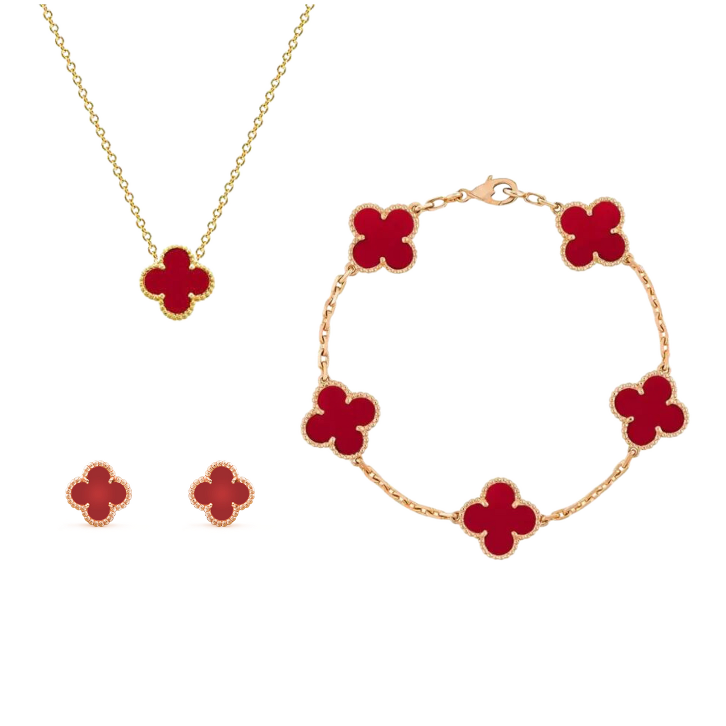 Bella - Clover Jewelry Set - Gift Ready