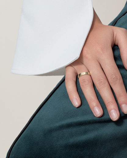 Aurora Ring - Unisex Ring Gold Size Zinc Alloy