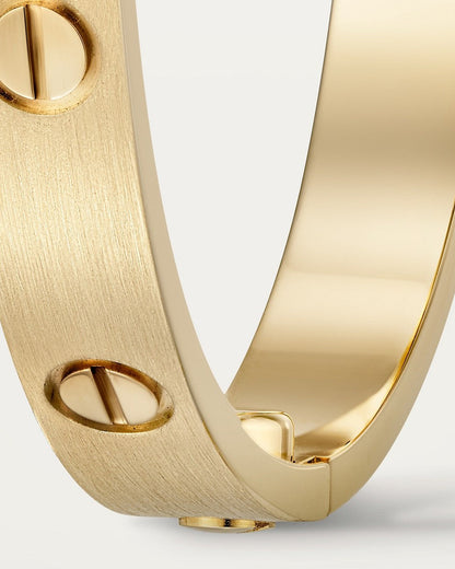 Mia - Women's Bracelet Gold One Size Alloy Minimalist Bangle